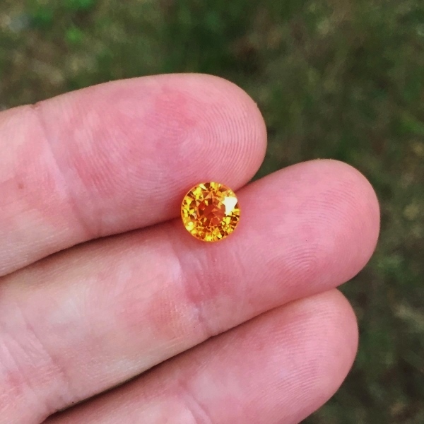 Brilliant Mandarin Spessartite Garnet Tanzania 3.01  Litnon.com