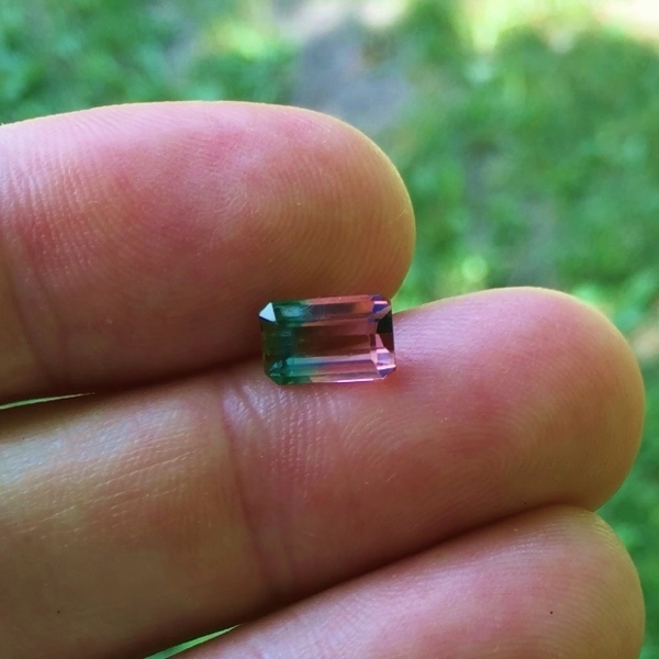 Collectors Bi-Color Tourmaline Brazil 1.42 ct GL Litnon.com