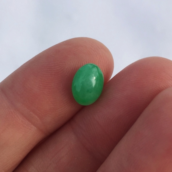 GIA Certified Natural Green Burmese Jadeite 3.04 ct.  Litnon.com