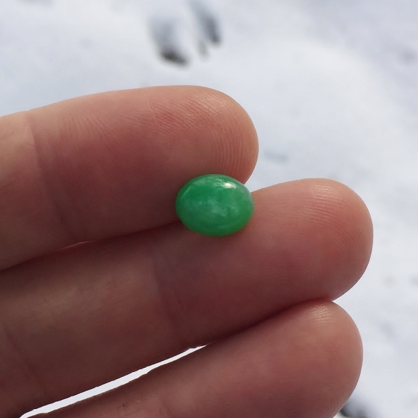 GIA Certified Natural Green Burmese Jadeite 3.04 ct.  Litnon.com