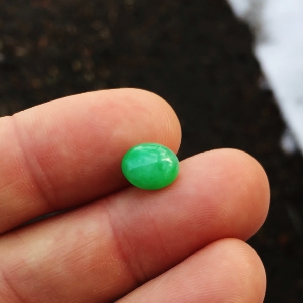 GIA Certified Natural Green Burmese Jadeite 3.04 ct.  Litnon.com