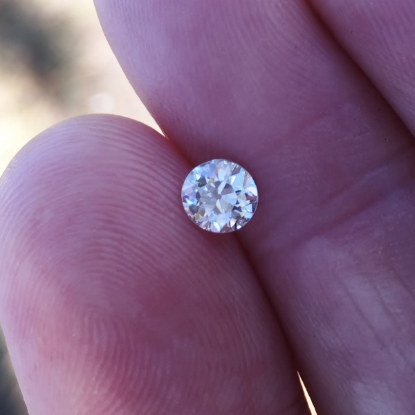 Antique Euro Cut Diamond VS1 - H Color 0.52 ct  Litnon.com