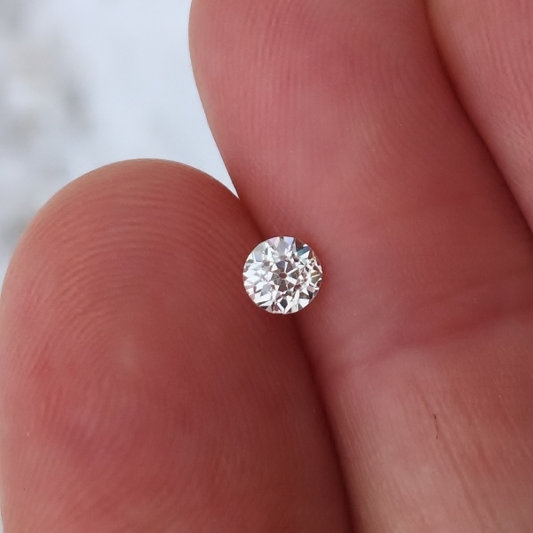 Antique Euro Cut Diamond VS-1 H - I color 0.36 ct  Litnon.com