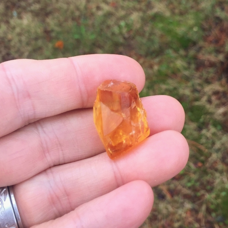 Old Stock Top Crystal Citrine Facet Rough Brazil 42.02 ct  Litnon.com