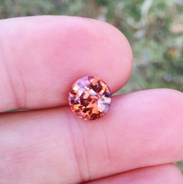 New Find Copper Pink Same Zircon Tanzania 4.98 ct GL Litnon.com