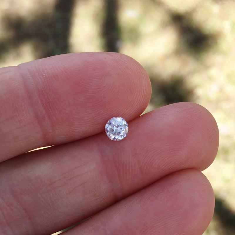 SI-1 H-I Color Euro Cut Natural Diamond 0.61 ct  Litnon.com