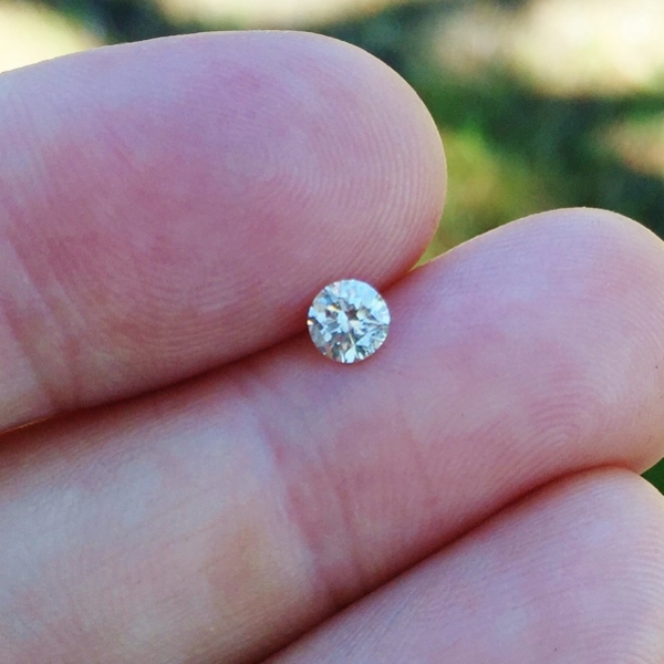  Top Light Brown Champagne Natural Diamond 0.40ct  Litnon.com