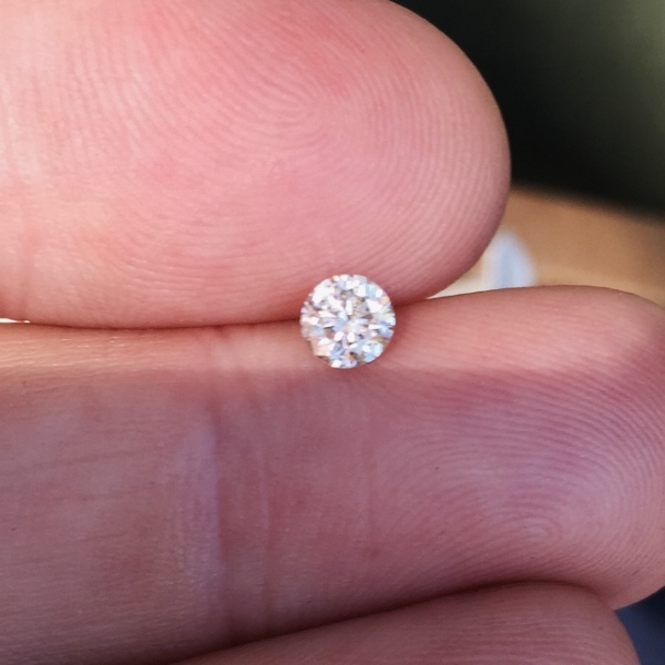  Top Light Brown Champagne Natural Diamond 0.40ct  Litnon.com
