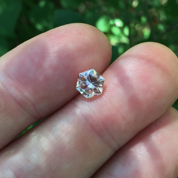 USA Cut Collectors Golden Pink Tourmaline Nigeria 1.15 ct  Litnon.com