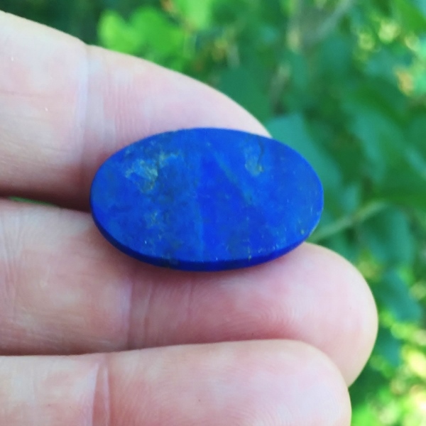 Awesome Color Lapis Lazuli Pyrite Cab Afghanistan  Litnon.com