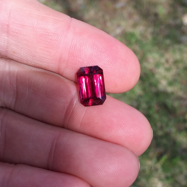 Color Old Stock Rubellite Red Tourmaline Brazil 5.38ct GL Litnon.com