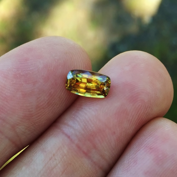 Multi Color Fire Natural Sphene Pakistan 1.73 ct  Litnon.com