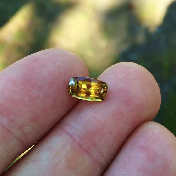 Multi Color Fire Natural Sphene Pakistan 1.73 ct  Litnon.com