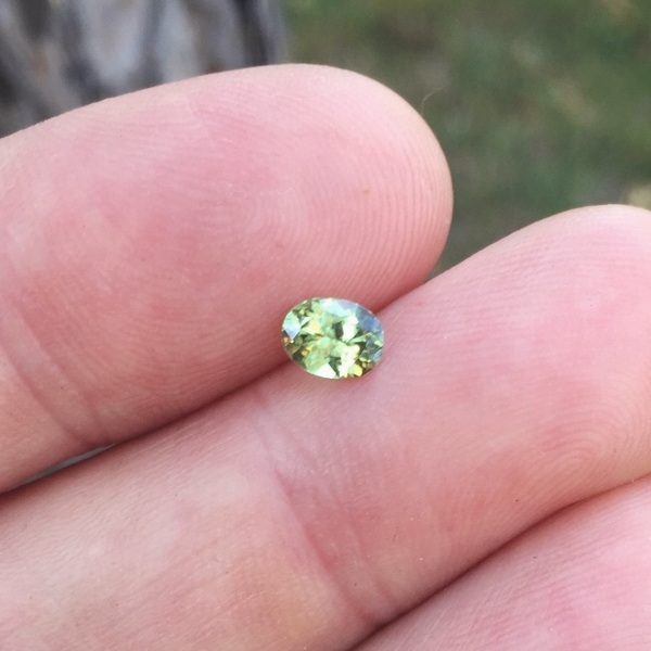 Bright and Pretty Demantoid Garnet Namibia  Litnon.com