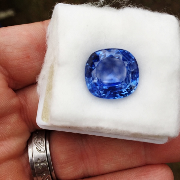 AGL Certified Unheated Ceylon Blue Sapphire 17.31 ct  Litnon.com