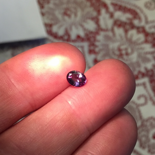 Strong Color Change Chrysoberyl Alexandrite Brazil 0.72 ct  Litnon.com