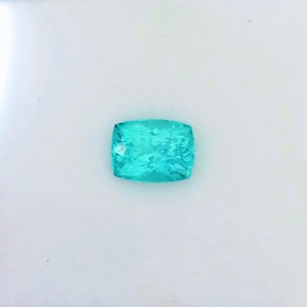 Special Color Blue-Green Afghan Tourmaline 7.64 ct GL Litnon.com