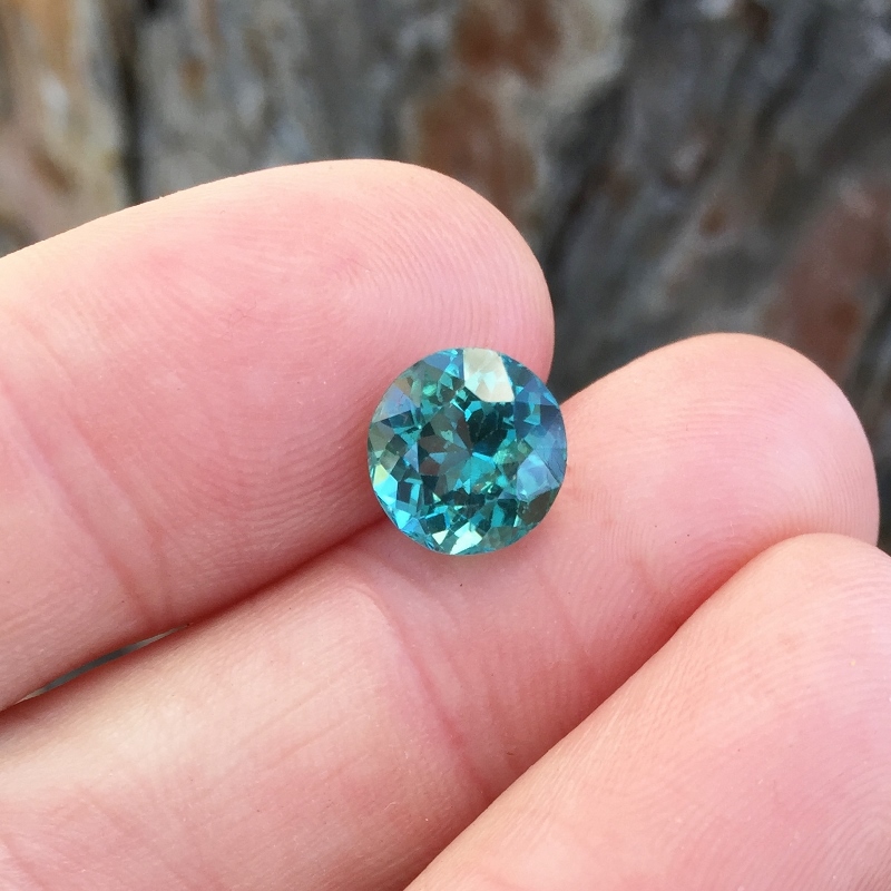 Color Fine Green Blue Tourmaline Afghanistan 3.34 ct GL Litnon.com