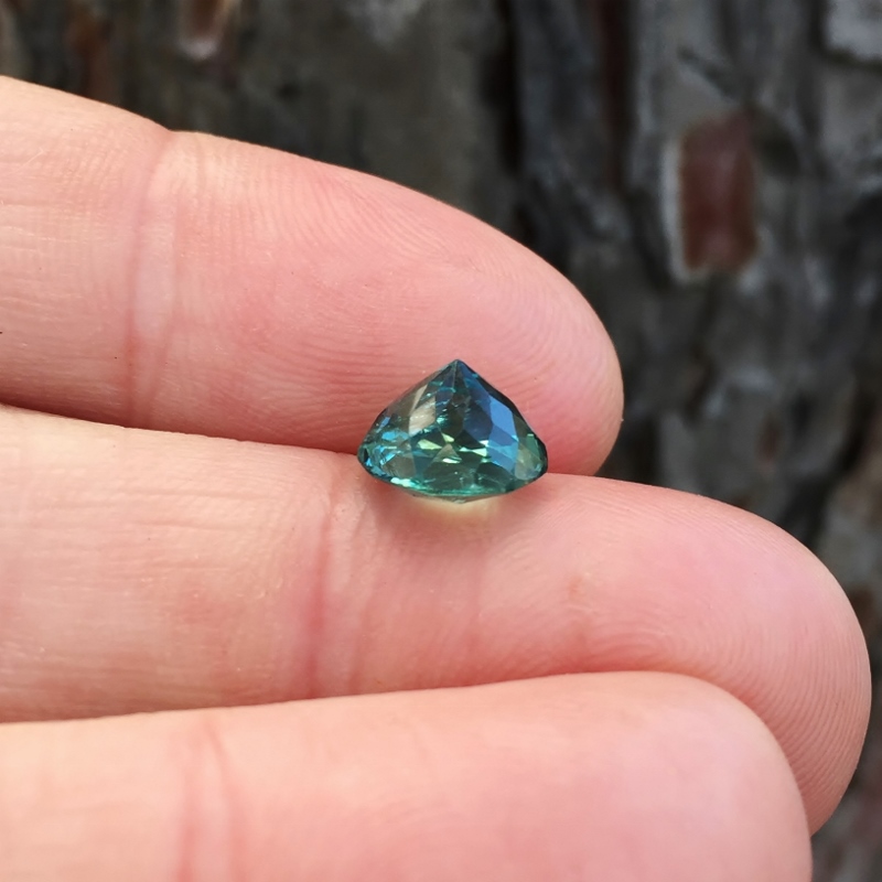 Color Fine Green Blue Tourmaline Afghanistan 3.34 ct GL Litnon.com