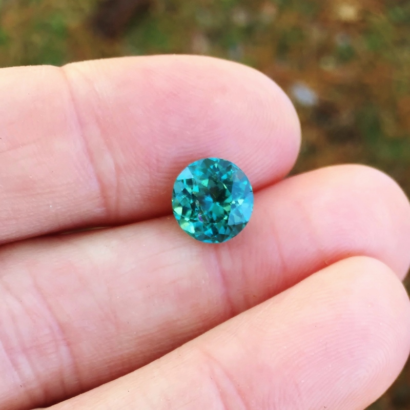 Color Fine Green Blue Tourmaline Afghanistan 3.34 ct GL Litnon.com