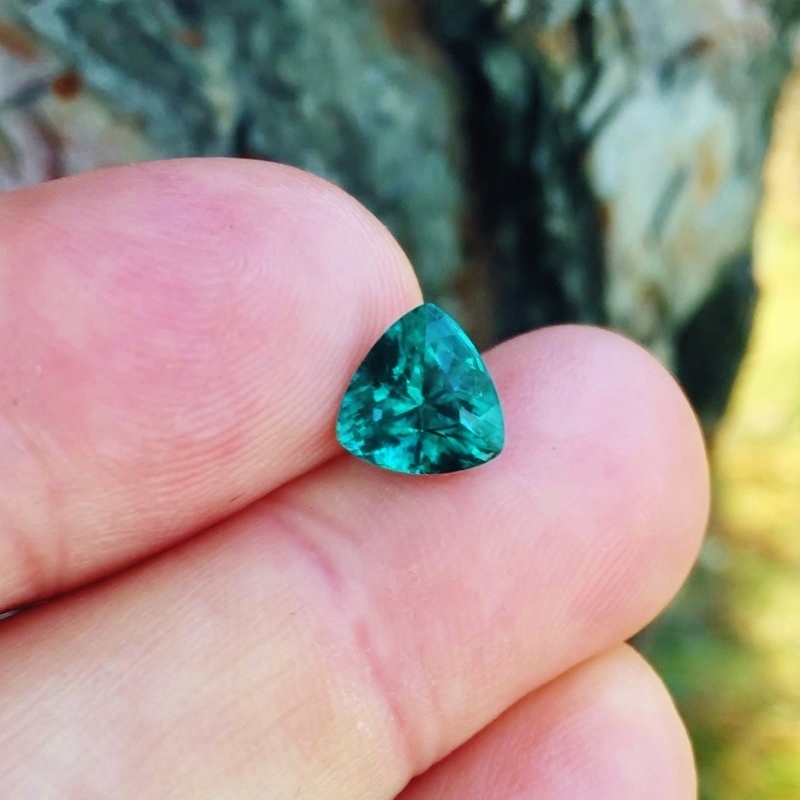 Color Indicolite Tourmaline Afghanistan 2.14 ct GL Litnon.com