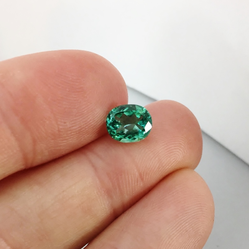 Color Bright Blue Green Tourmaline Afghanistan 1.90 ct  Litnon.com