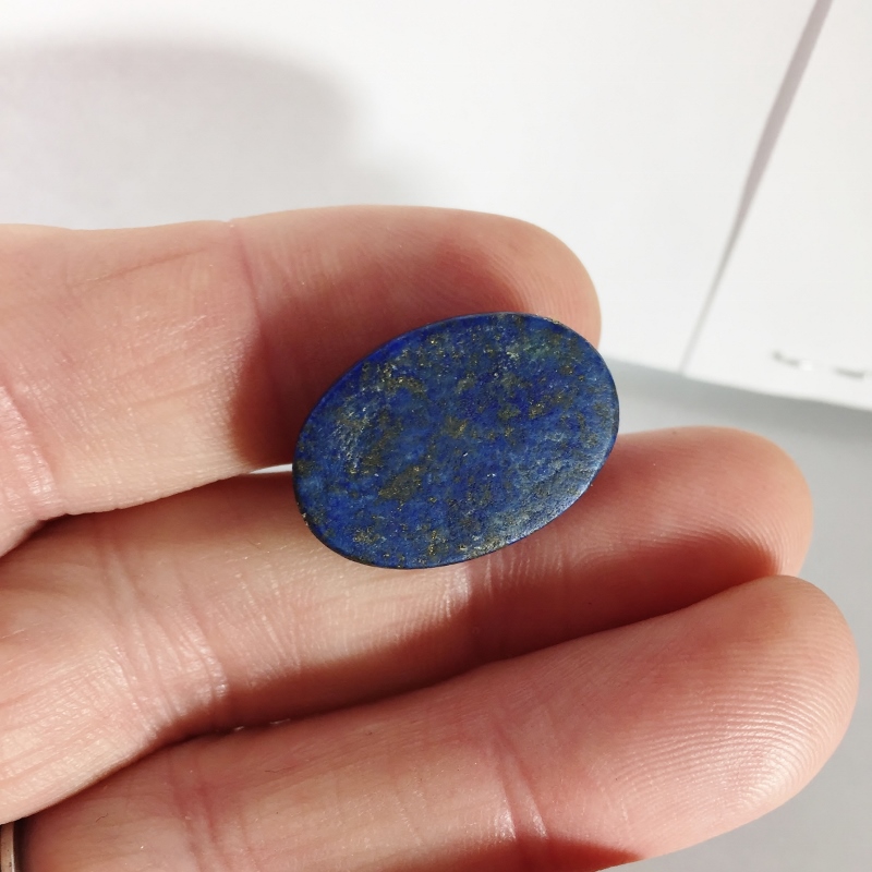 Awesome Color Lapis Lazuli Pyrite Cab Afghanistan 24.95 ct  Litnon.com