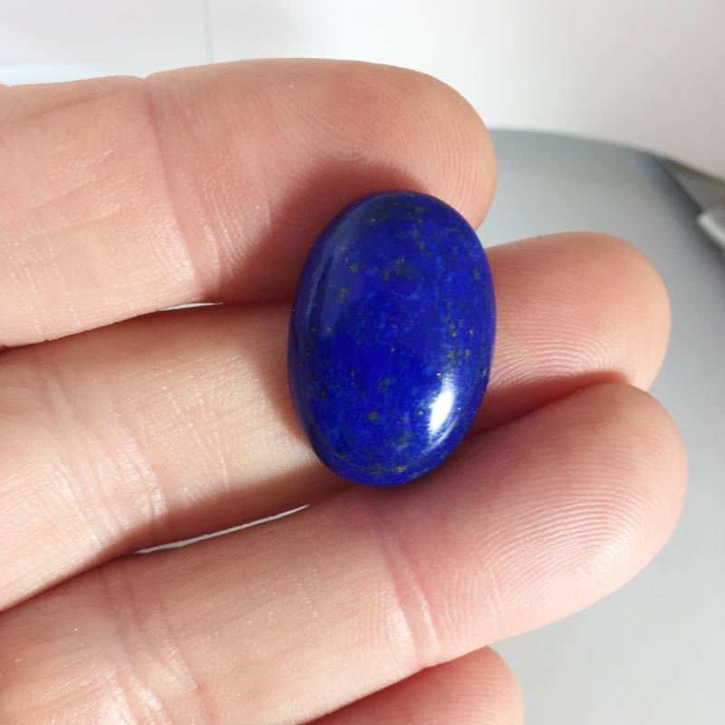Awesome Color Lapis Lazuli Pyrite Cab Afghanistan 24.95 ct  Litnon.com
