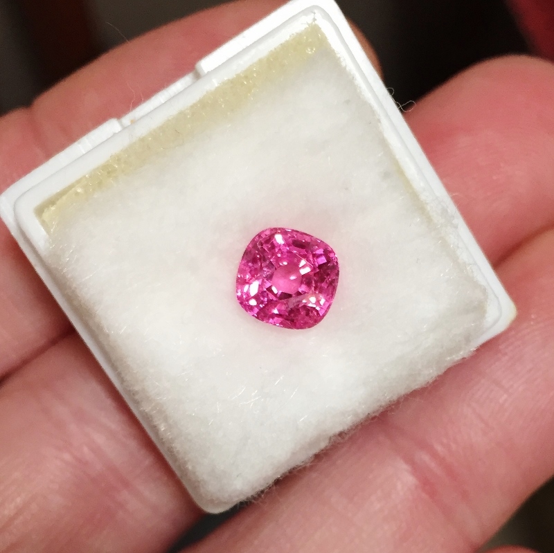 Sweet Pink and Brilliant Natural Burmese Spinel 2.25 ct  Litnon.com