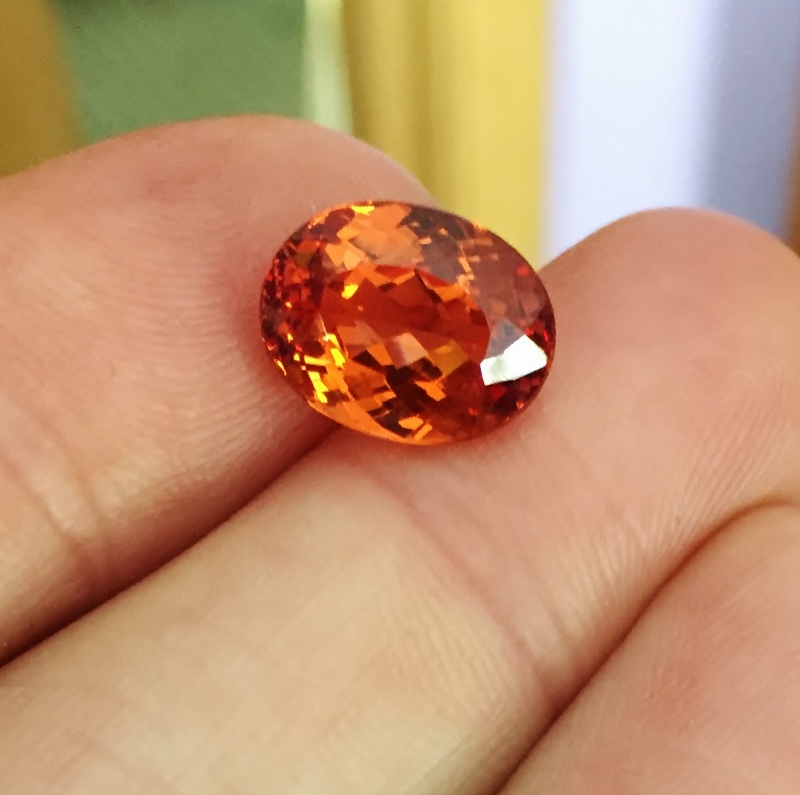 Classic Color Natural Spessartite Garnet Nigeria 7.28 ct  Litnon.com