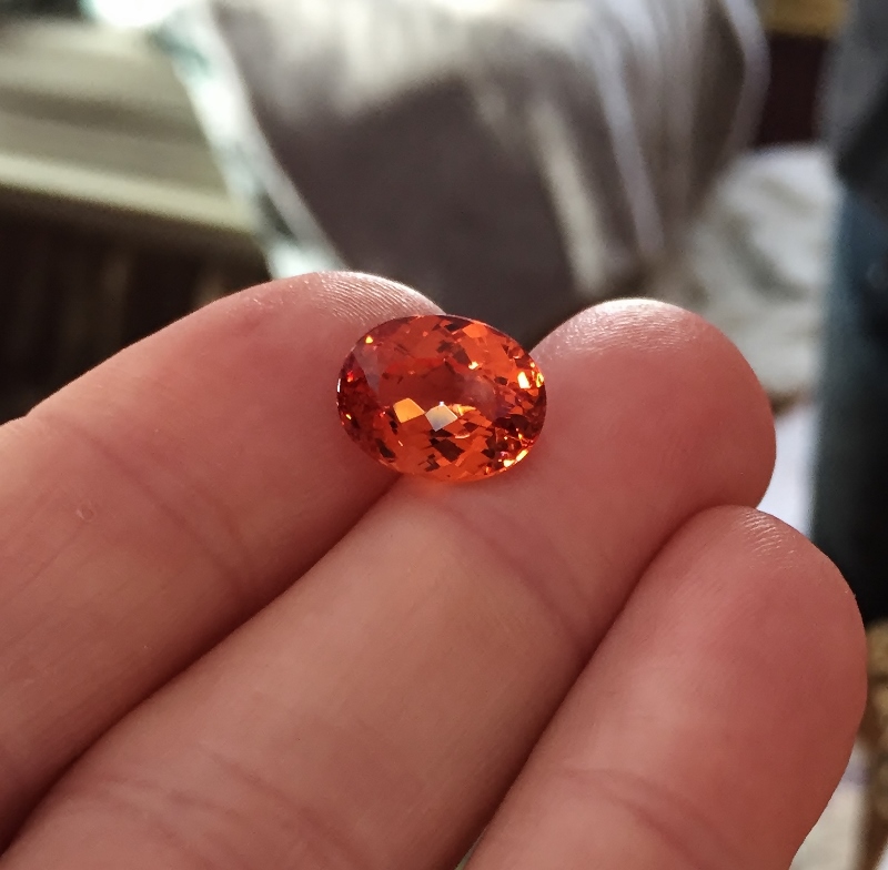 Classic Color Natural Spessartite Garnet Nigeria 7.28 ct  Litnon.com