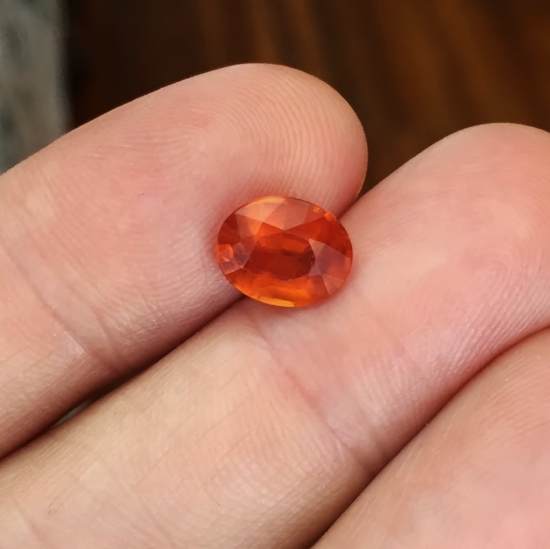  Cinnamon Orange Grossular Hessonite Garnet Sri Lanka 3.18 ct  Litnon.com