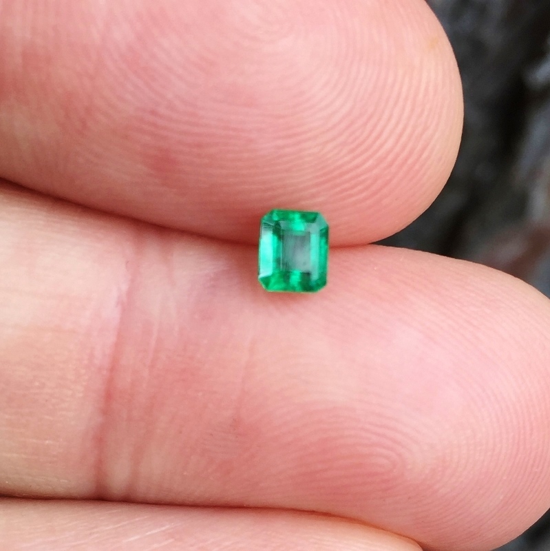 Tiny Treasure Natural Colombian Emerald  Litnon.com