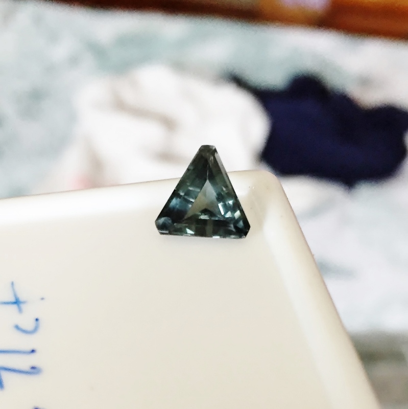  Unusual Collectors Color Charcoal Gray Tourmaline 1.71ct  Litnon.com