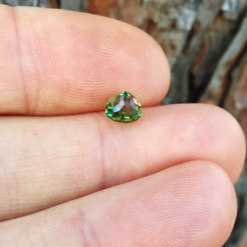 USA Cut Nice Color Demantoid Garnet Namibia 1.56 ct GL Litnon.com