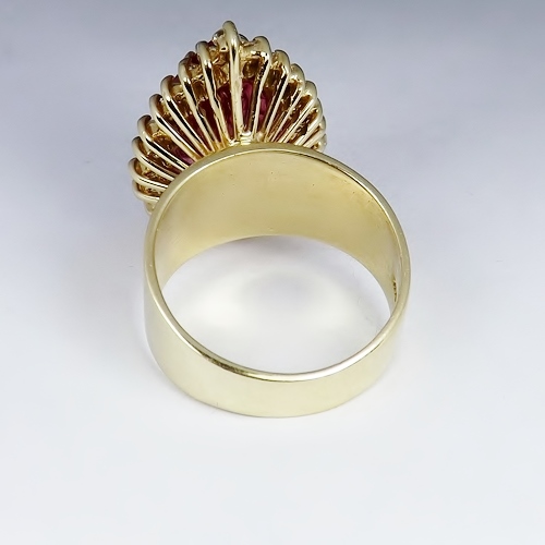 California Himalaya Pink Tourmaline Diamond Ring  Litnon.com