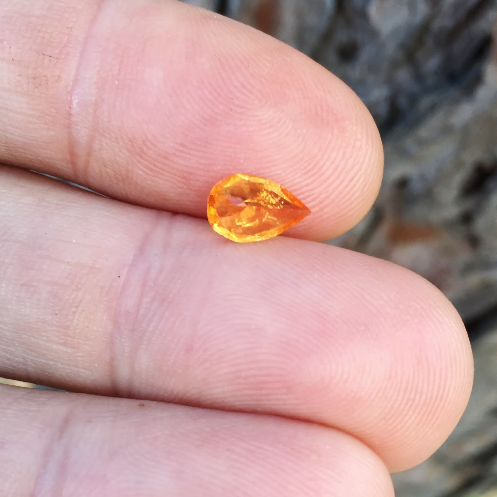  Color and Fire Orange Mandarin Spessartite Garnet 1.42 ct  Litnon.com