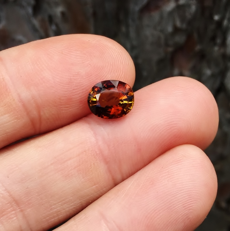  Natural Dichroic Dravite Tourmaline Tanzania 2.42 ct GL Litnon.com