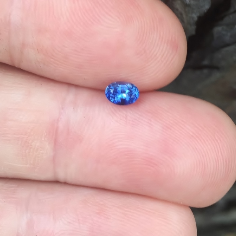 Tiny Treasure Natural Royal Blue Ceylon Sapphire 0.47 ct  Litnon.com