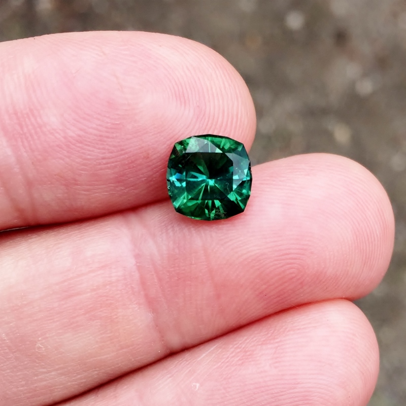  USA Cut Blue Green Tourmaline Namibia 2.83 ct GL Litnon.com