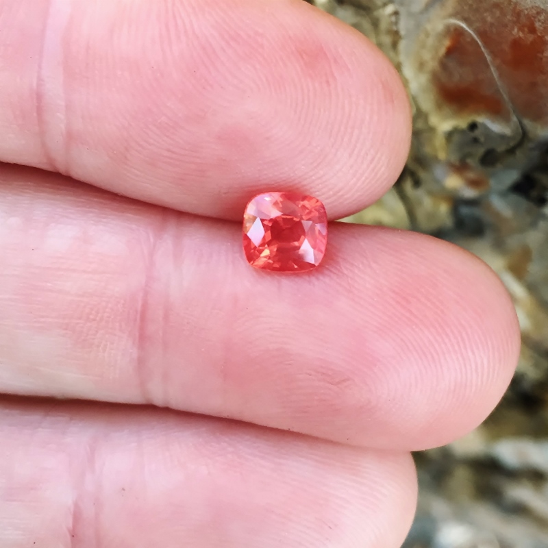 Sleepy Pinkish Orange Natural Burmese Spinel 1.19 ct  Litnon.com