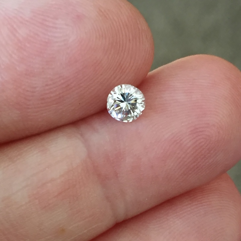 Antique Euro Cut Diamond VVS G-H Color 0.57 ct  Litnon.com