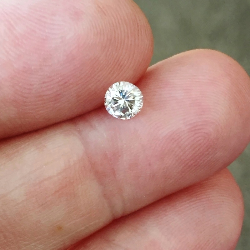 Antique Euro Cut Diamond VVS G-H Color 0.57 ct  Litnon.com