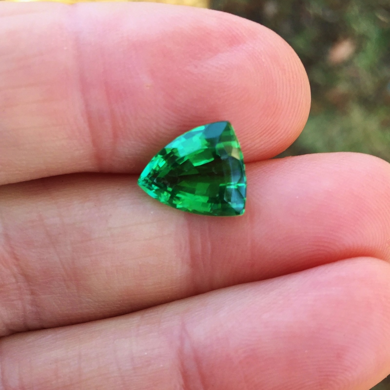 Fine Color and Bright Kelly Green Tourmaline Brazil 4.86 ct  Litnon.com