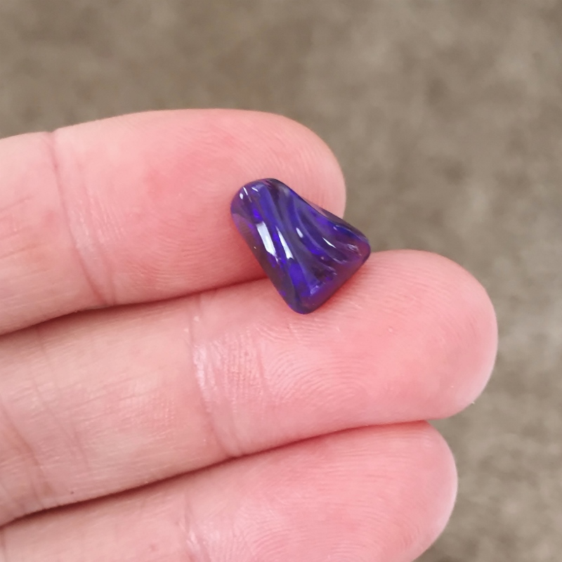 Sherris Cottier Shank Carved Australian Black Opal 4.75 ct  Litnon.com