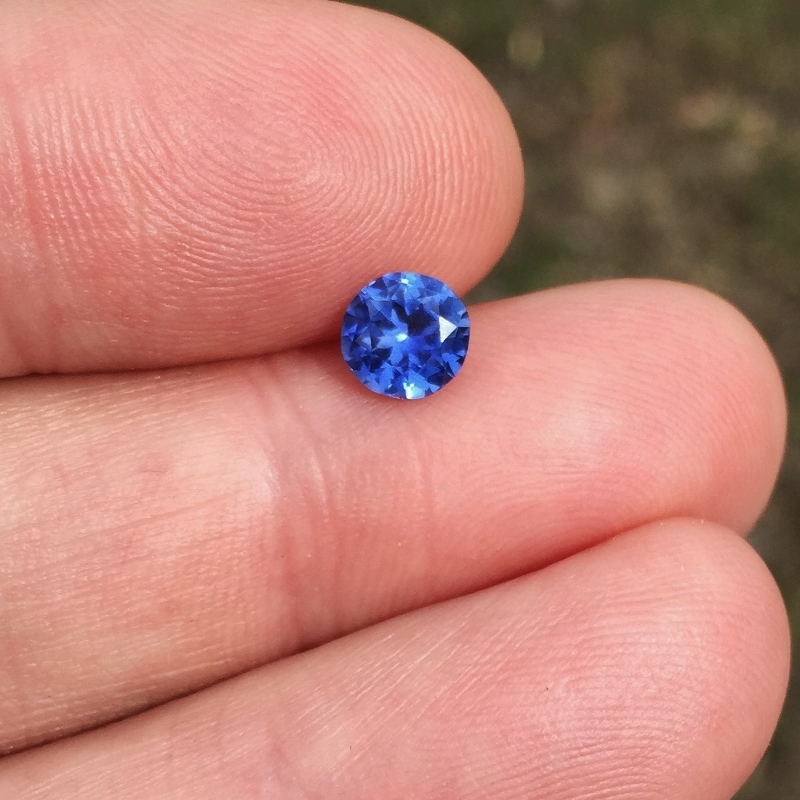 AGL Certified Unheated Fine Blue Sapphire Sri Lanka 1.32 ct  Litnon.com