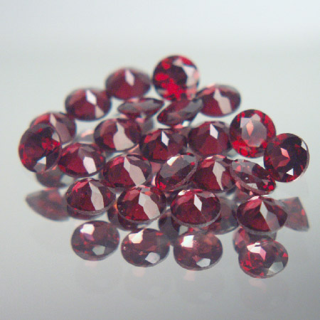Calibrated Mozambique Garnet Rounds 14.27 ct  Litnon.com