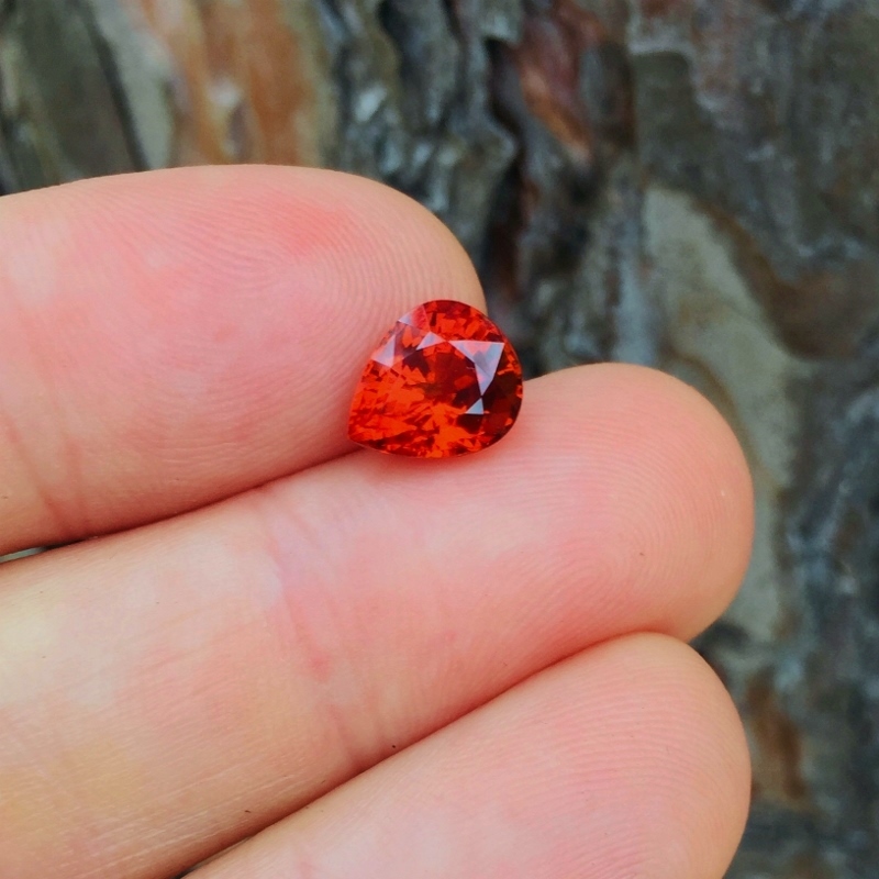 Classic Color Natural Spessartite Garnet Nigeria 4.18 ct  Litnon.com