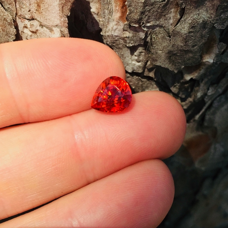 Classic Color Natural Spessartite Garnet Nigeria 4.18 ct  Litnon.com