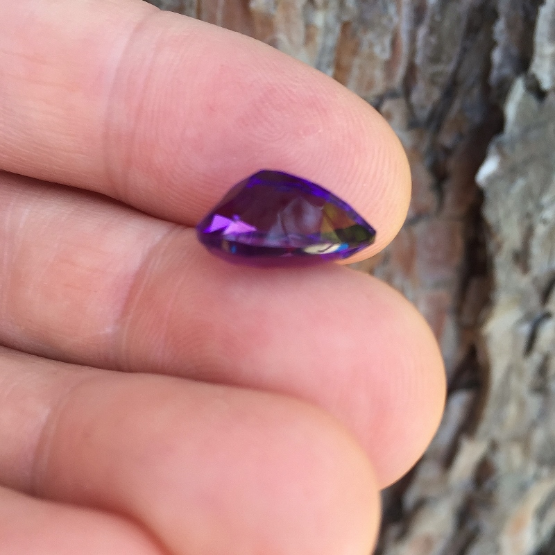 Old Stock Fine Color Brazil Amethyst 5.93 ct  Litnon.com
